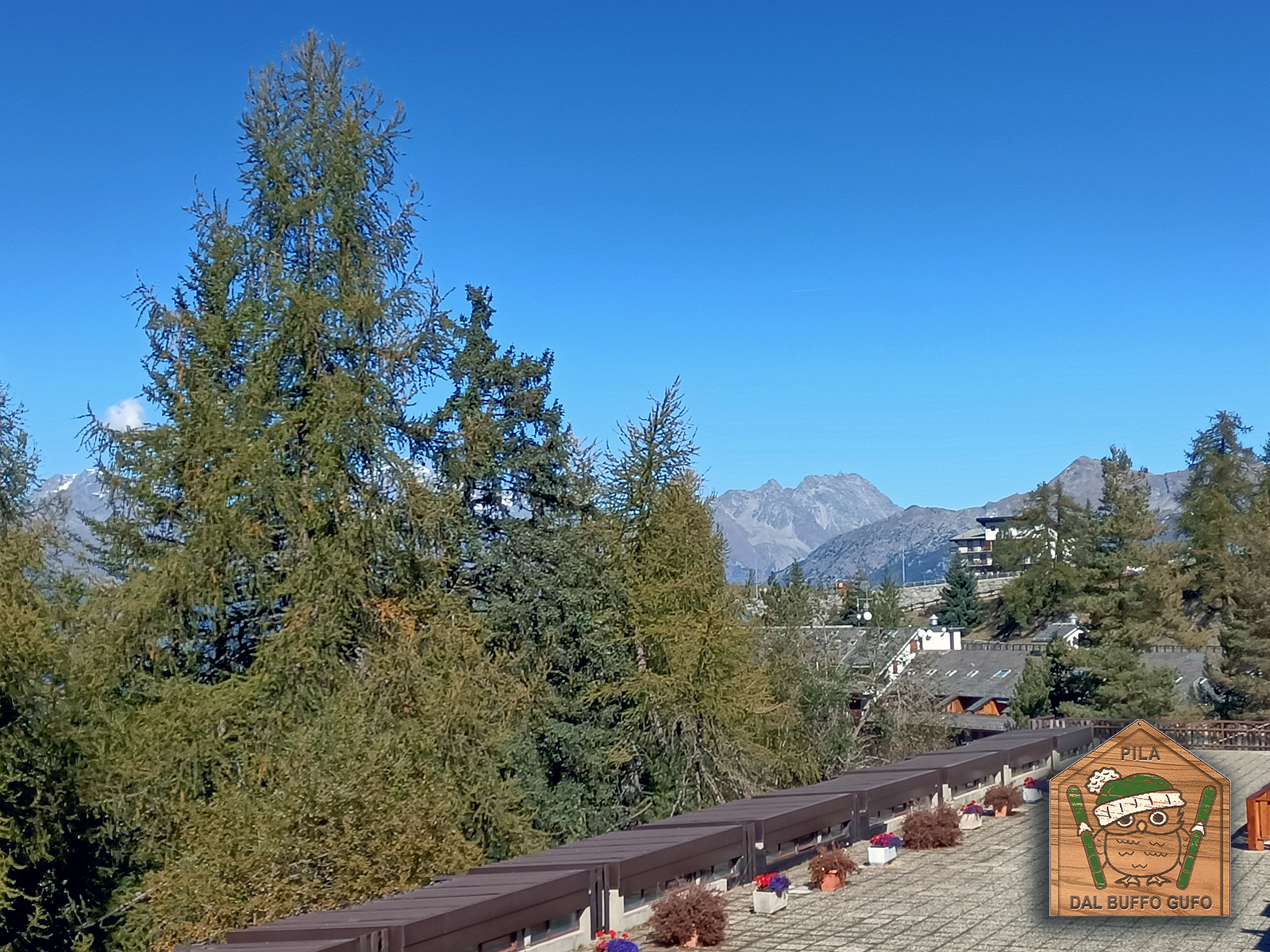 Vista dal balcone Dal Buffo Gufo